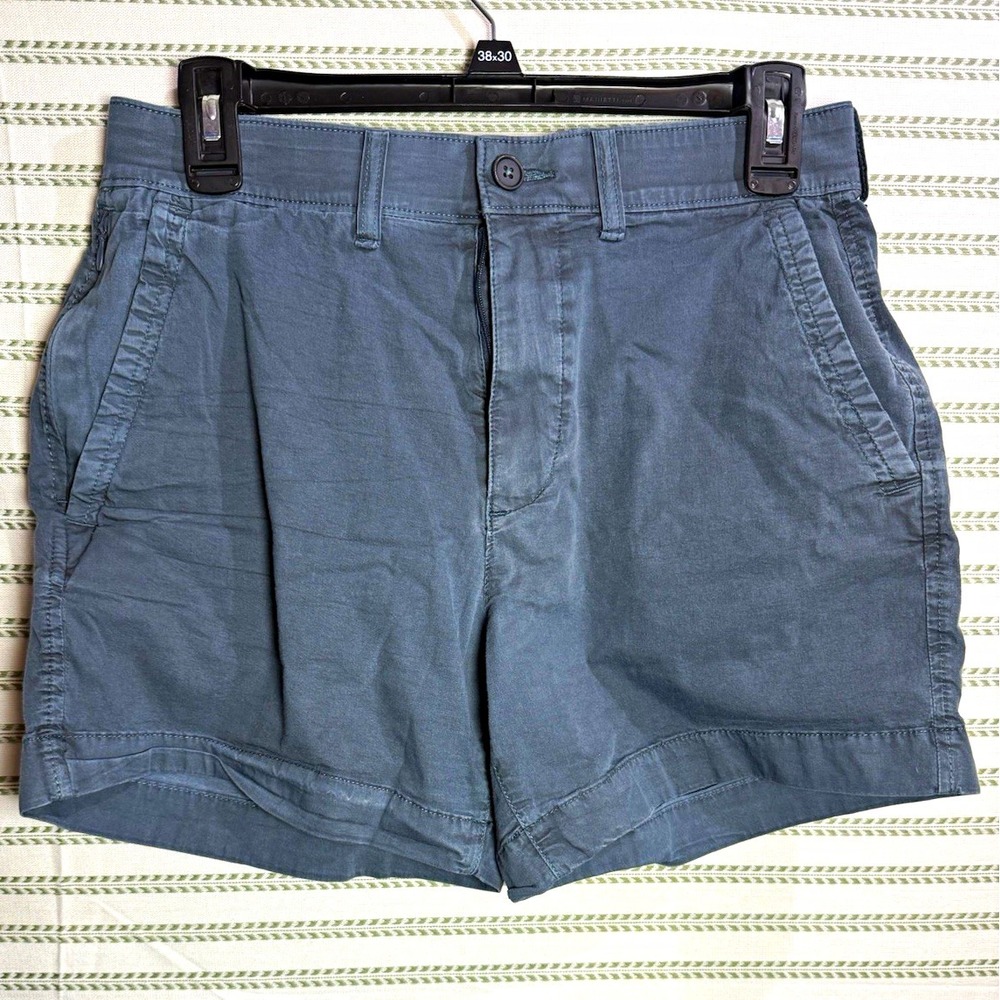 Abercrombie & Fitch A&F All Day Short Women's Blue Chino Classic Fit 29